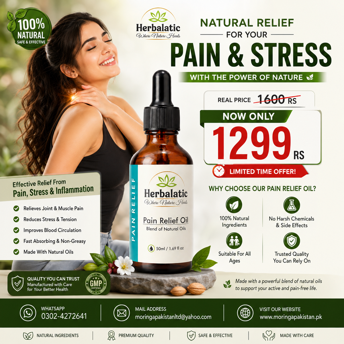 Pain Relief Oil