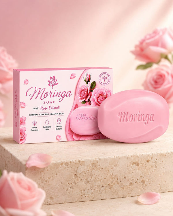 Moringa Soap with Rose Extract