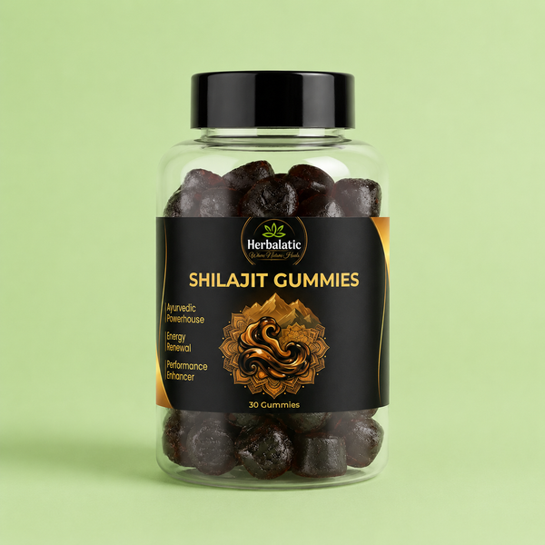 Herbalatic Shilajit Gummies – Natural Energy, Stamina & Performance Booster (30 Gummies)