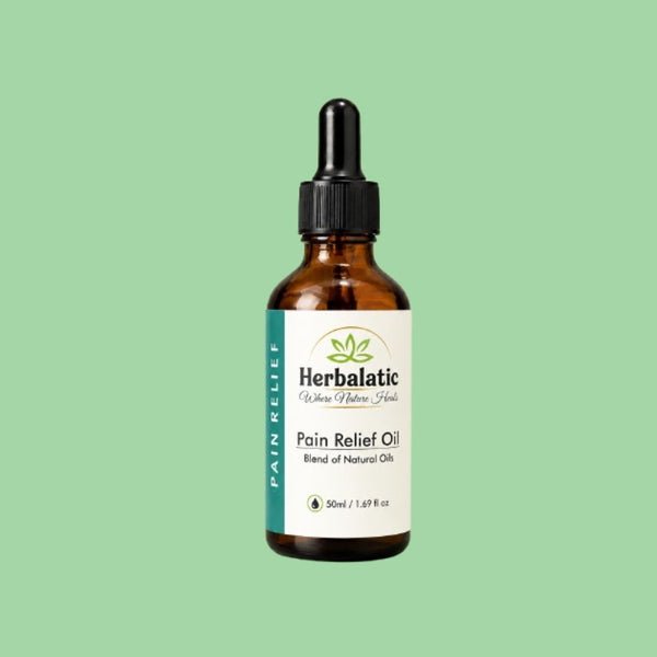 Herbalatic Pain Relief Oil – Natural Herbal Blend for Joint & Muscle Relief (50ml)