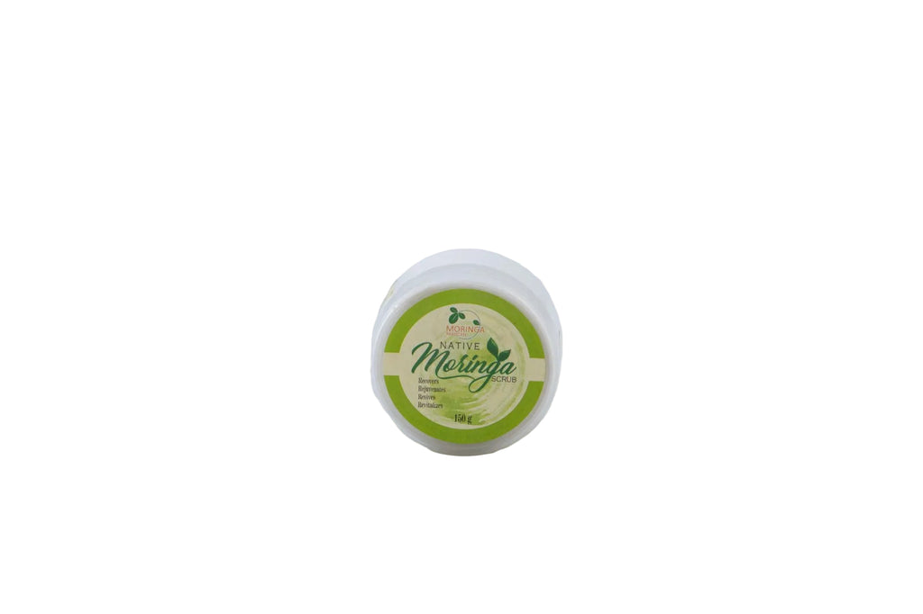 Native Moringa Face & Body Scrub – Deep Cleansing & Skin Brightening (150g)