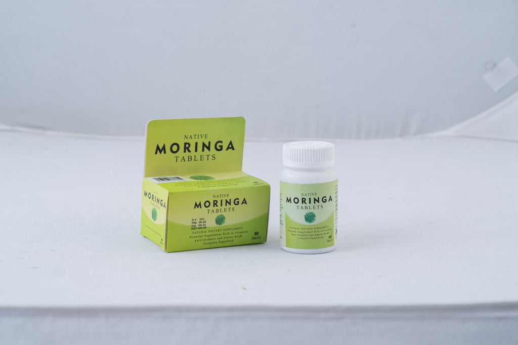 Moringa Tablets – Natural Supplement (60 Tablets) | 1g & 500mg Options