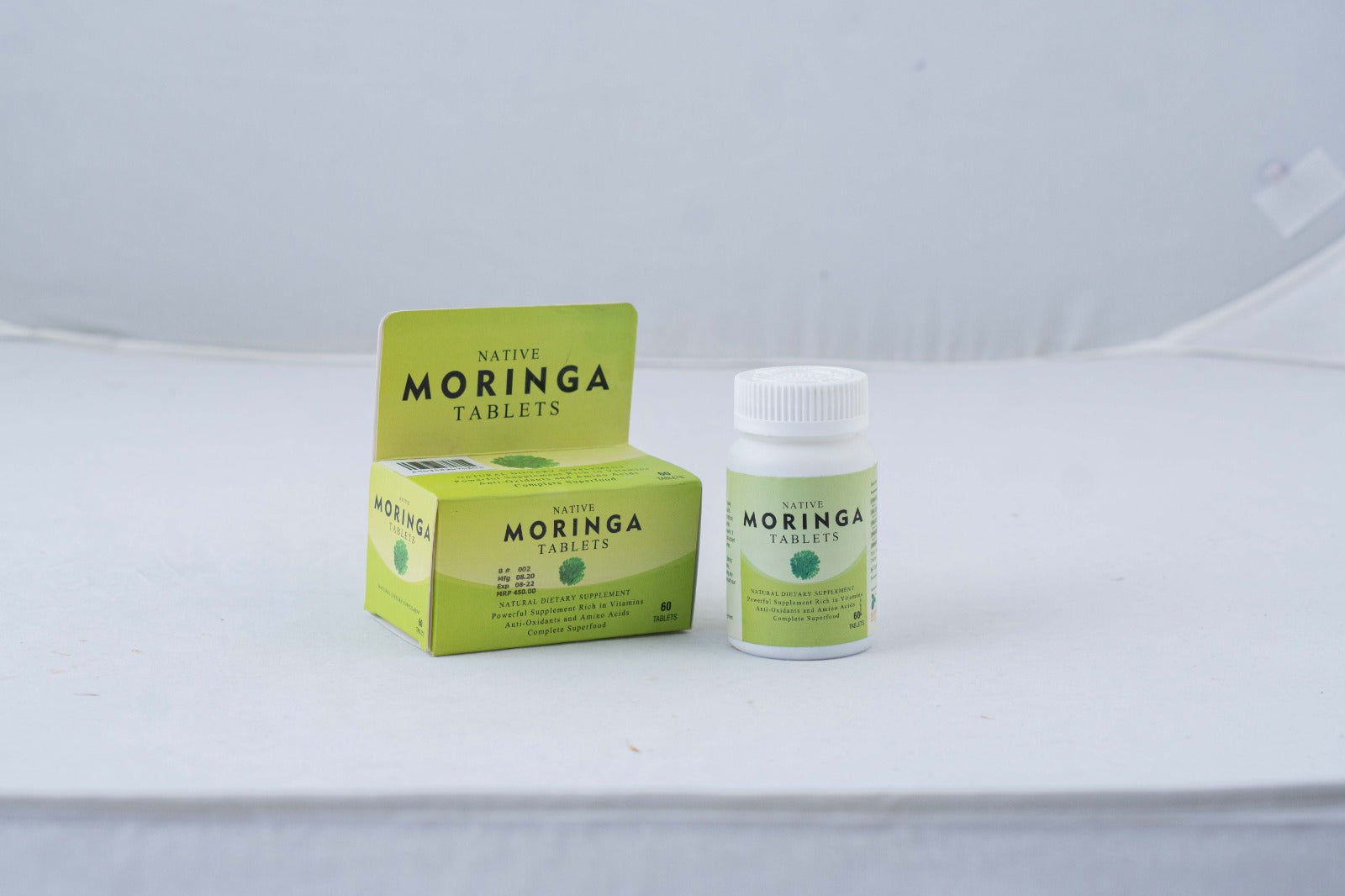 Moringa Tablets – Natural Supplement (60 Tablets) | 1g & 500mg Options