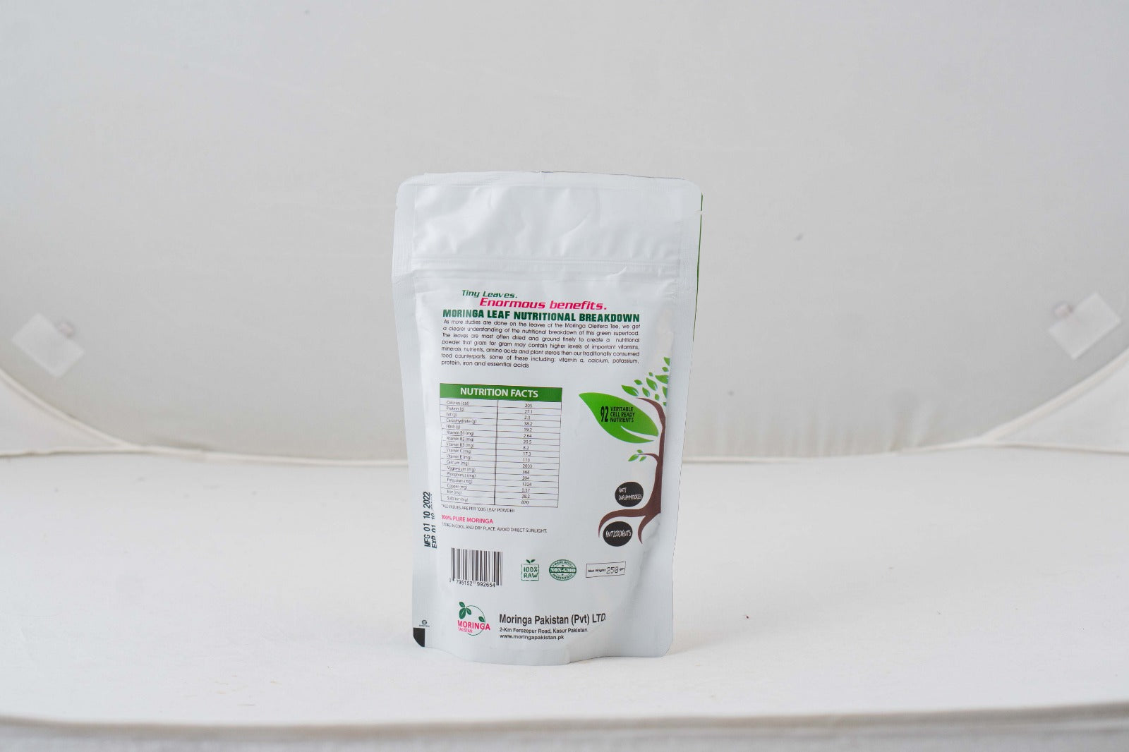 Raw Moringa Powder (250g) – 100% Natural Superfood for Energy & Immunity