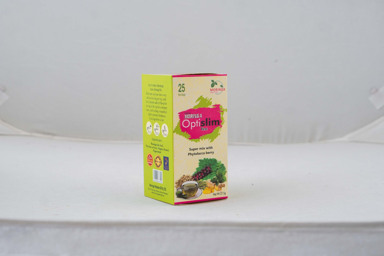Moringa Optislim Tea (Herbal) – Natural Weight Management & Detox (25 Tea Bags)