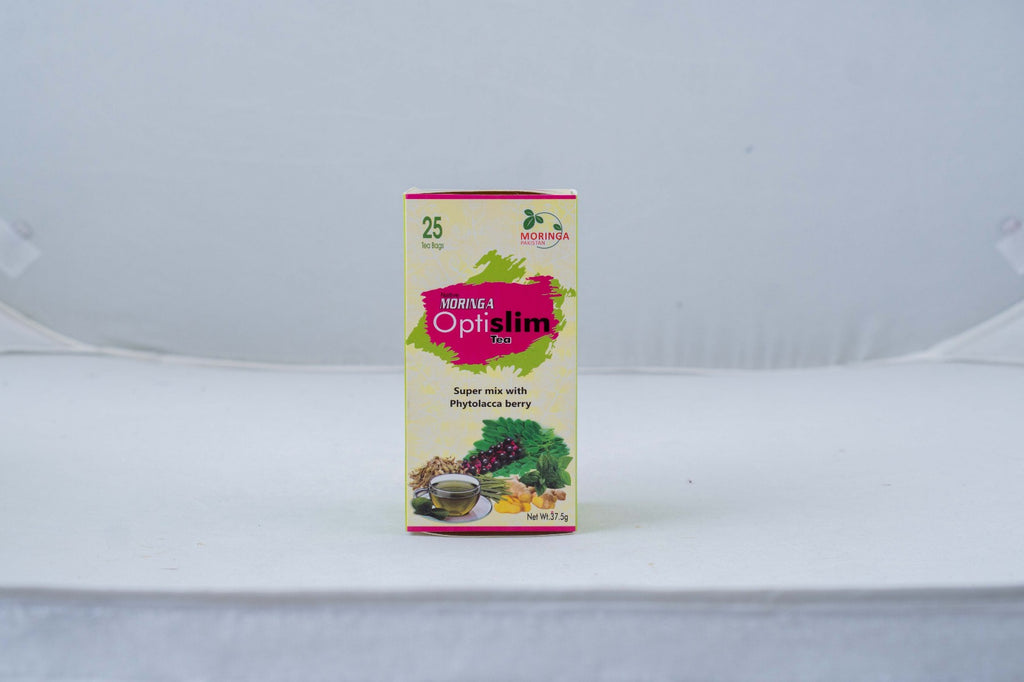 Moringa Optislim Tea (Herbal) – Natural Weight Management & Detox (25 Tea Bags)