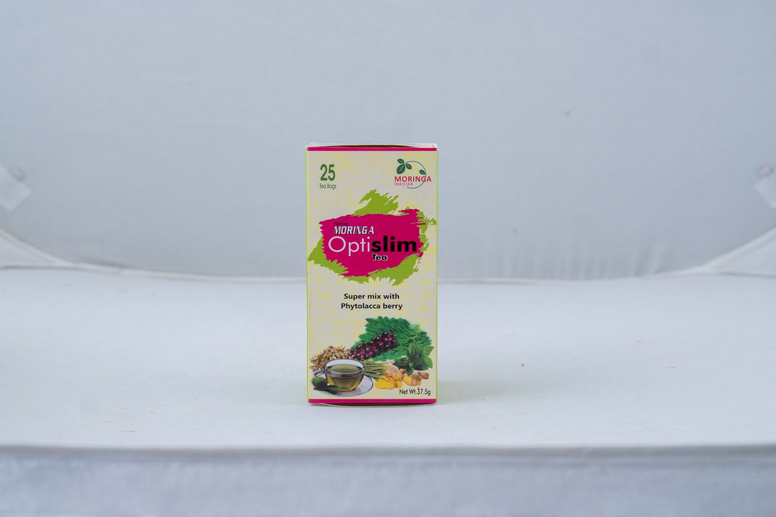Moringa Optislim Tea (Herbal) – Natural Weight Management & Detox (25 Tea Bags)