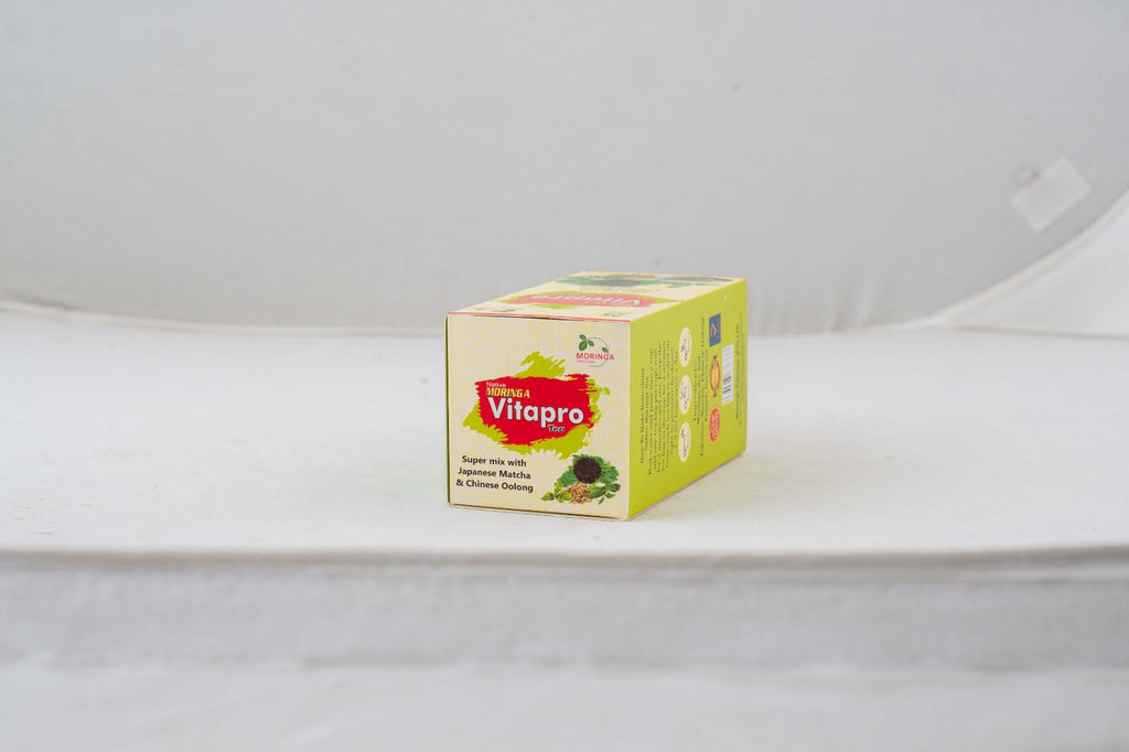 Moringa Vitapro Herbal Tea – Energy & Detox Blend with Matcha & Oolong (25 Tea Bags)