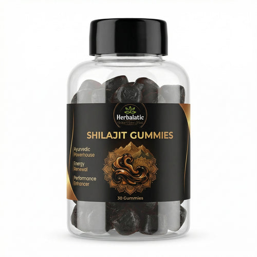 Herbalatic Shilajit Gummies – Natural Energy, Stamina & Performance Booster (30 Gummies)