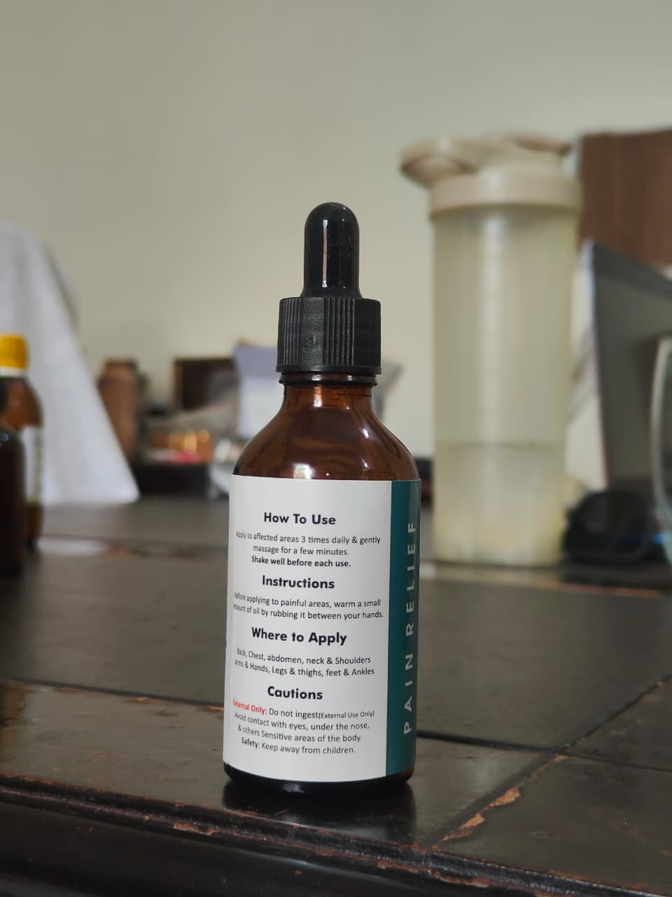 Herbalatic Pain Relief Oil – Natural Herbal Blend for Joint & Muscle Relief (50ml)